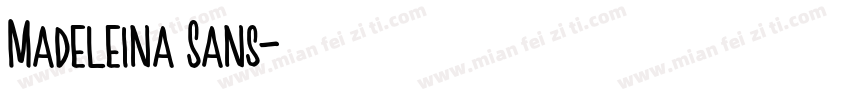 Madeleina Sans字体转换